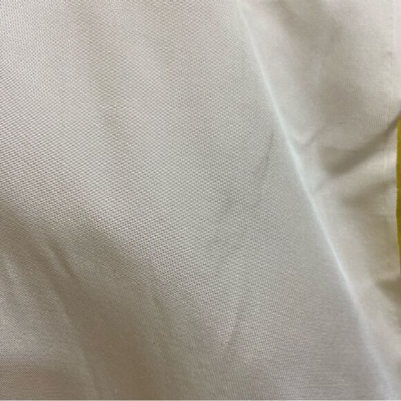 Lanvin Paris 100% Silk Ivory‎ Fringe End Scarf Appr 51”x28” - Picture 7 of 13